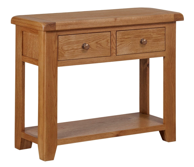 Torino oak Console Table