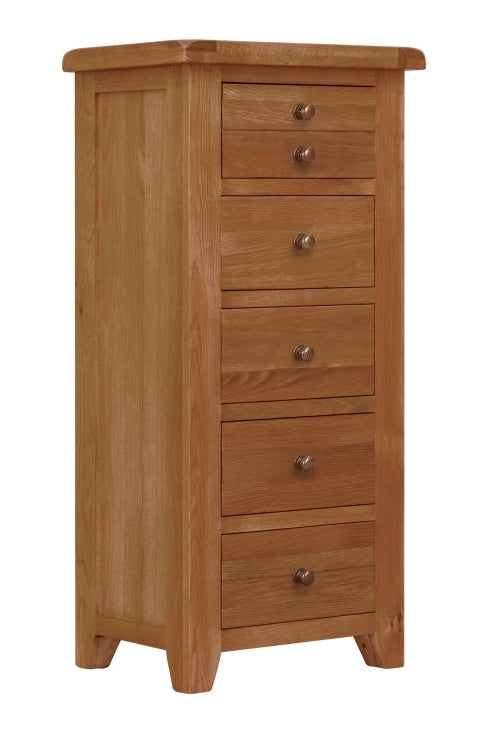 Torino 5 Oak Drawer chest
