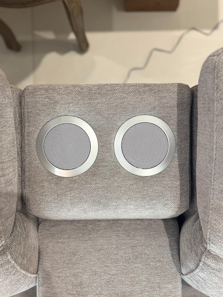 Ohio Modular Electric Recliner Sofa Grey Large Corner