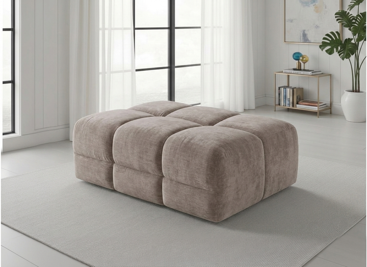 Jacob Sofa Latte Footstool