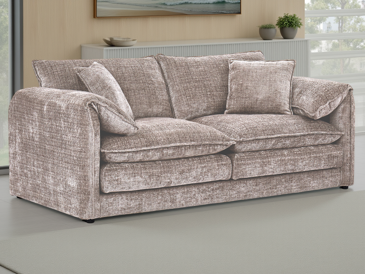 Solaya Sofa Beige 3 Seater