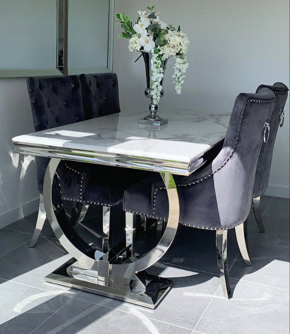 Arianna White table | elite ambient interiors