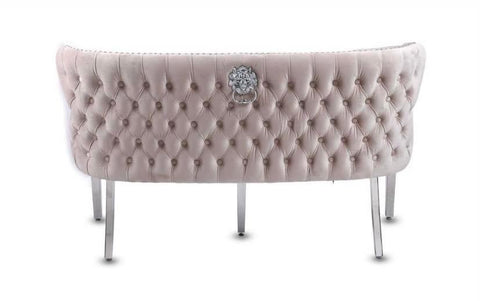 Valentino Mink Bench Matching With Valentino & Majestic & Sofia Chairs