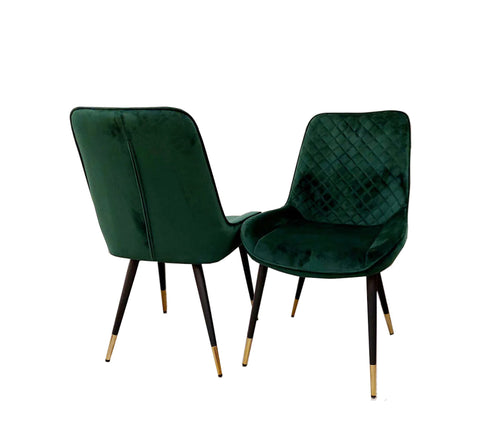 Luna Velvet Dining Chair All Colour