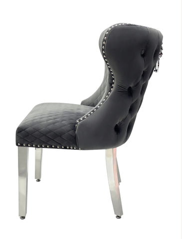 Majestic Dark Grey Bench Match With Sofia - Majestic & Valentino Chairs