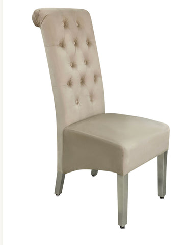 Majestic Mink Bench Match With Sofia- Majestic & Valentino Chairs